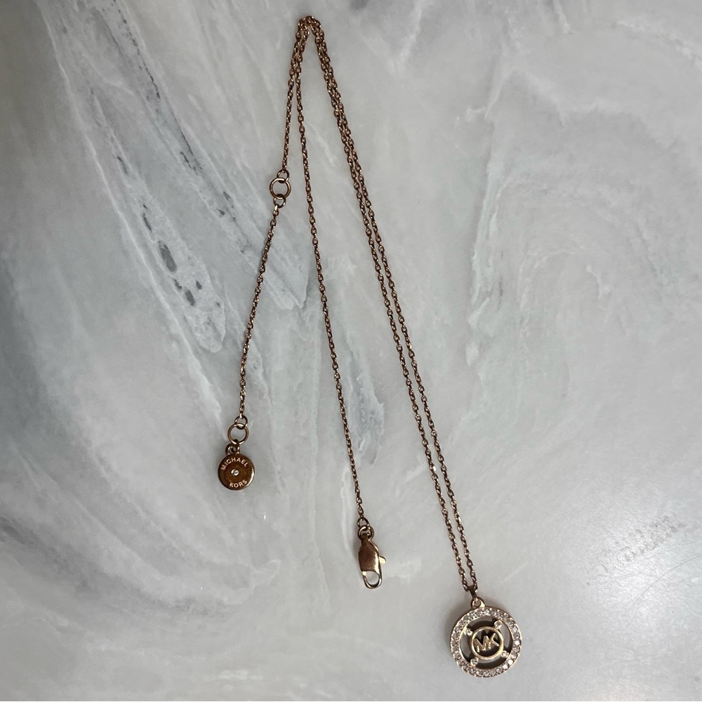 Rose gold Micheal Kors Necklace